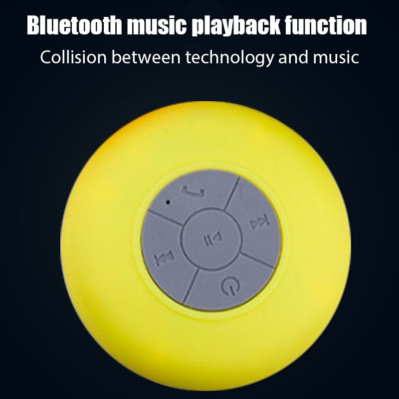 Wireless Bluetooth Speaker Audio Waterproof Easy-Access Control Buttons Music Player for Office Car Home Shower