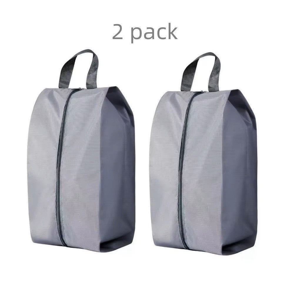 2 or 4 Pack Portable Nylon Waterproof Shoe Storage Bags with Zipper Closure for Men and Women Travel or Family Item Organize
