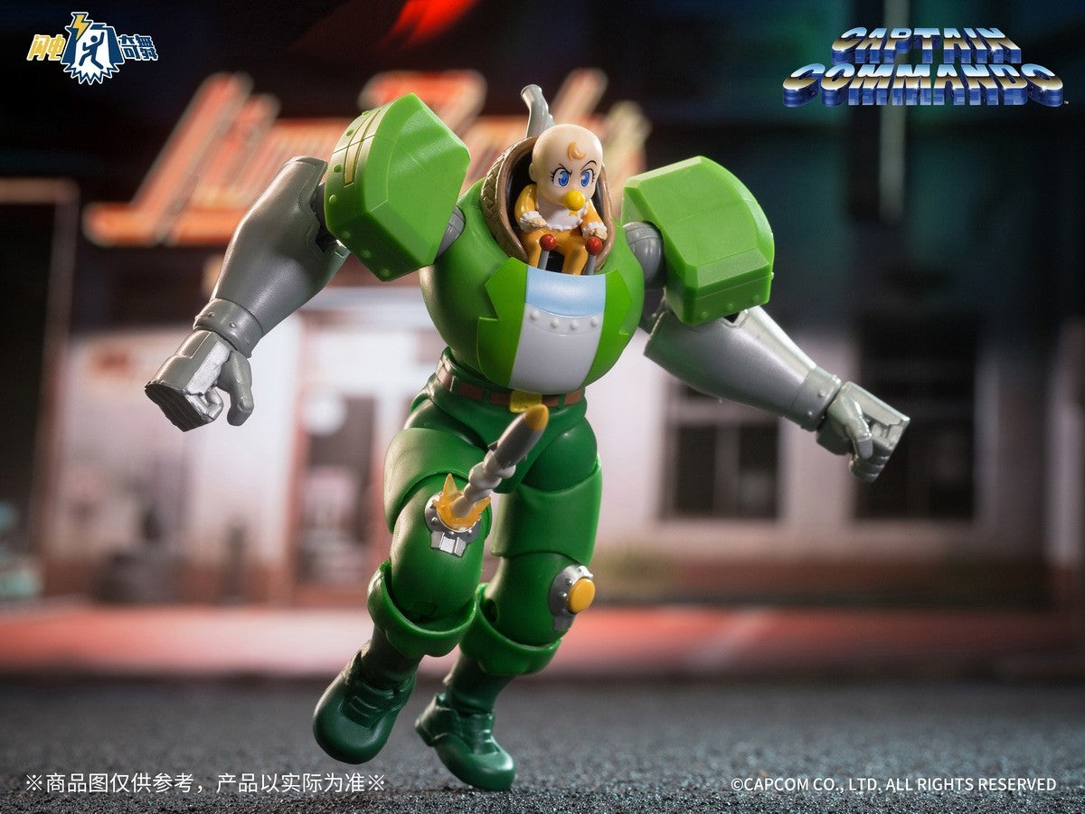 Capcom Captain Commando Criativo Anime 3.75 polegadas Bonecos de Ação Modelo Colecionável Brinquedos Decoração de Quarto Presente Surpresa Infantil