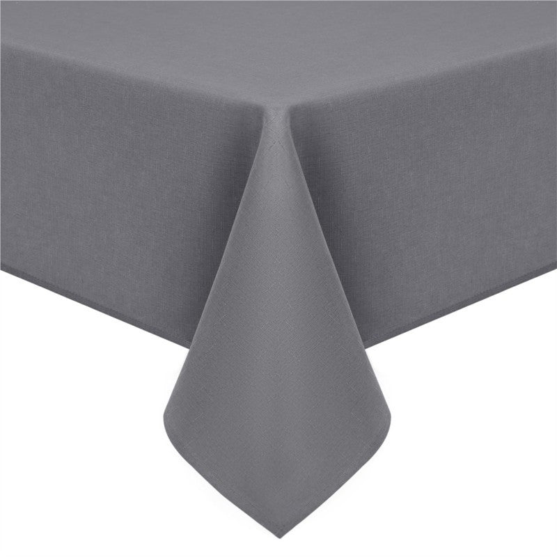 Homaxy Restuarant Rectangle Linen Tablecloths Waterproof Wipeable Fabric Table cloths Kitchen Dining Dirt-Repellent Table Covers