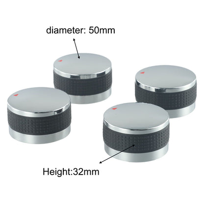4pcs Grill Control Knob 58mm 50mm Outdoor BBQ Gas Stove Switch Knob Replacement Parts Barbecue Garden Tool Accessories Durable
