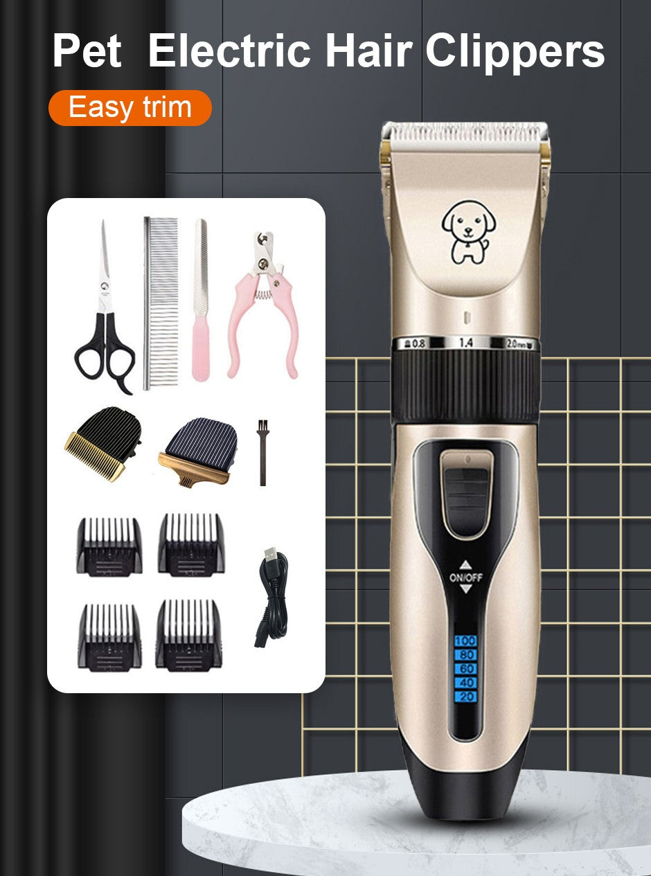 Dog Clipper Dog Hair Clippers Grooming (Pet/Cat/Dog/Rabbit) Haircut Trimmer Shaver Set PetsFader