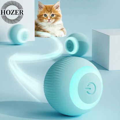 Bola Interativa Inteligente para Gatos, Brinquedo Automático para Gatos, Bola Mágica Rolante, Brinquedo Eletrônico Interativo para Gatos, Acessórios para Jogos de Gatos
