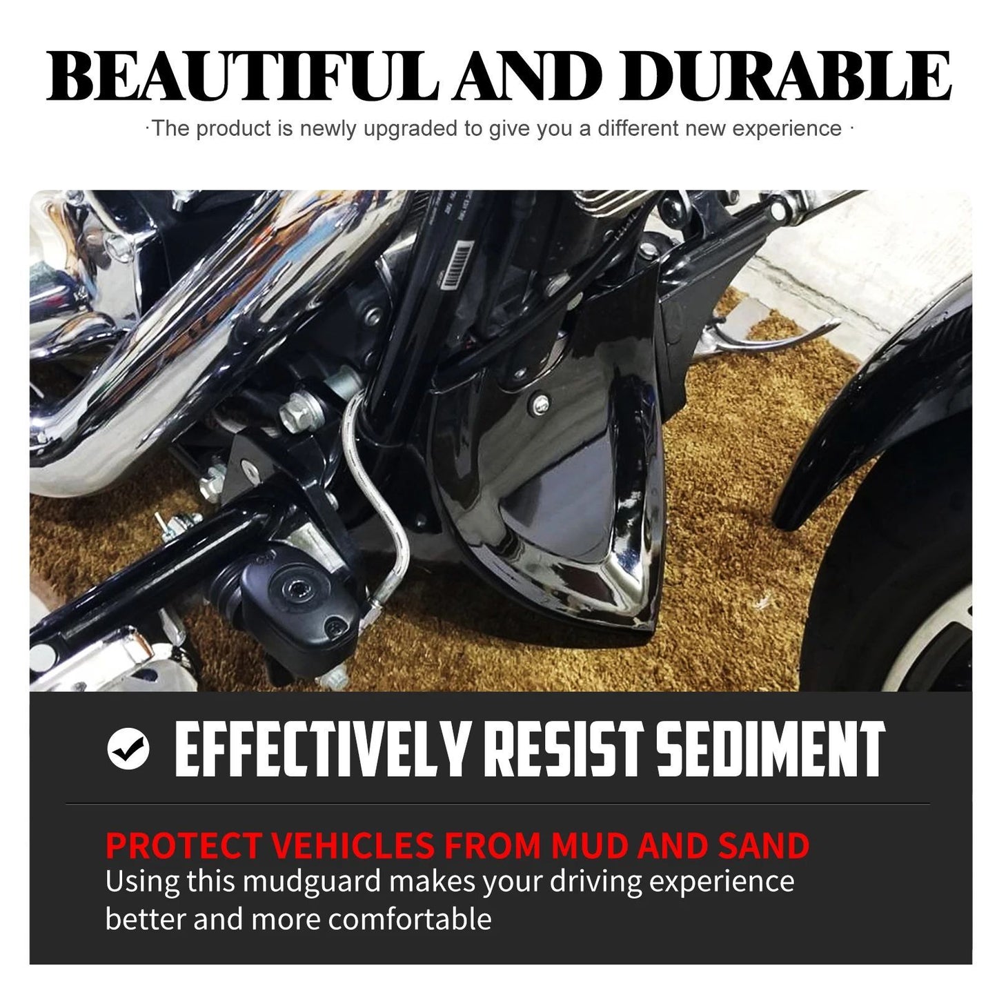 Motorcycle Front Lower Chin Spoiler Fairing Air Dam Cover For Harley Softail Breakout Fat Boy Dyna 2004-2017 Touring Glide 96-17