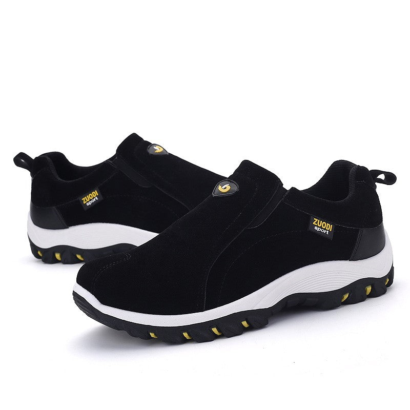 Novos Tênis Casuais Masculinos Ultraleves para Exterior Sapatos Casuais Masculinos de Tamanho Grande Design de Peça Única para Calçar Rápido e Fácil