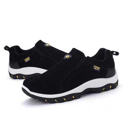 Novos Tênis Casuais Masculinos Ultraleves para Exterior Sapatos Casuais Masculinos de Tamanho Grande Design de Peça Única para Calçar Rápido e Fácil