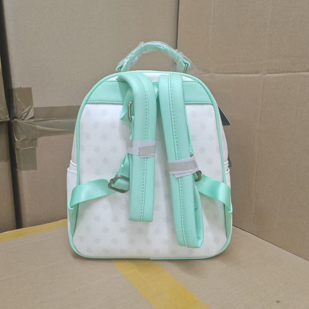 Mochila Escolar Loungefly Princesas Disney Bela Ariel Tiana Desenho Animado Anime Grande Capacidade Leve Mochila de Temporada de Volta às Aulas Presente