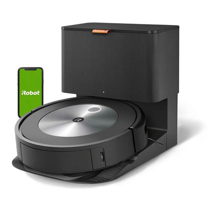 iRobot Roomba j6+ Robô Aspirador de Pó com Esvaziamento Automático – Identifica e Evita Resíduos de Animais de Estimação e Fios, Esvazia-se por Até 60 Dias, Inteligente
