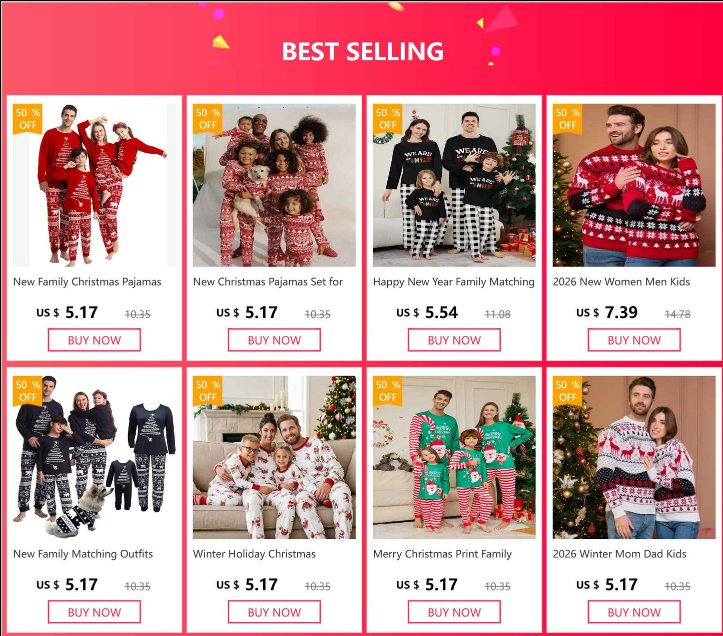 New Family Christmas Pajamas Mom Dad Kids Matching Clothing Set Baby Dog Romper Pjs Soft Loose 2 Pieces Suit Homewear Xmas Look