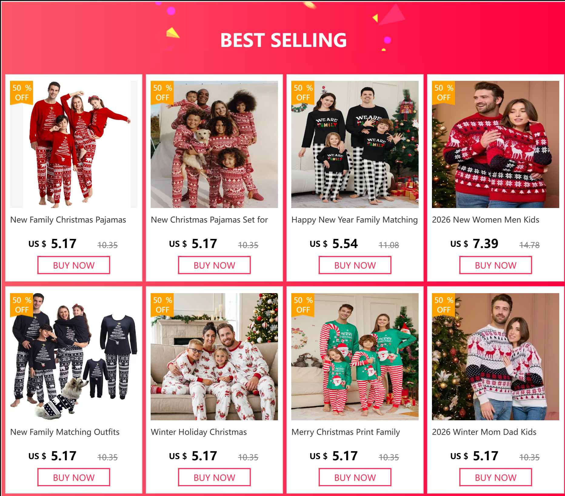 New Family Christmas Pajamas Mom Dad Kids Matching Clothing Set Baby Dog Romper Pjs Soft Loose 2 Pieces Suit Homewear Xmas Look