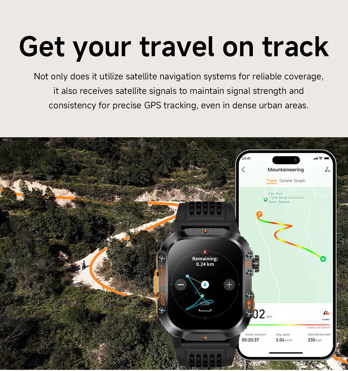 2026 Novas pulseiras inteligentes militares de GPS para ambientes externos, bússola masculina, frequência cardíaca, chamada BT, lanterna LED, Smartwatch à prova d'água 10ATM para natação
