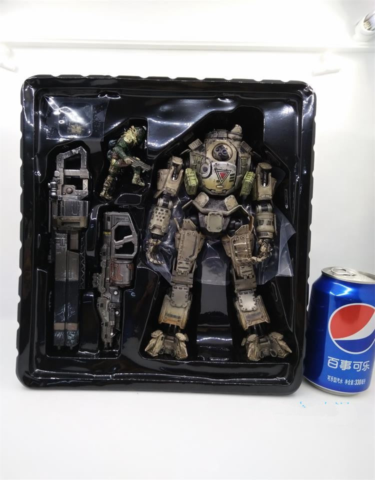 PLAY ARTS 27cm Titanfall Atlas Boneco de Ação Brinquedos Modelo