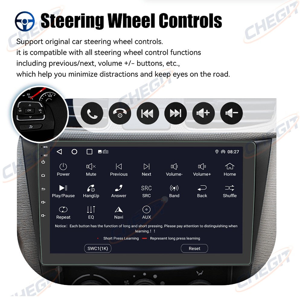 7/9/10'' 2 Din Android 13 auto Car Radio 64G Multimedia Video Universal Stereo Carplay gps For Volkswagen Nissan Hyundai Kia toy
