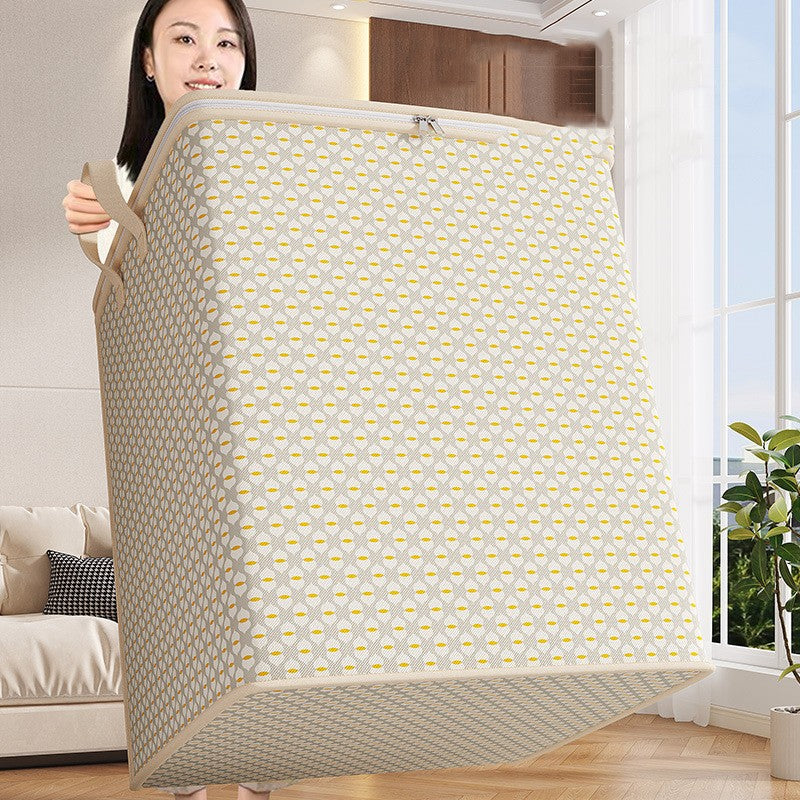 Extra Large Storage Bag - Multifunctional Bedding, Clothing, And Underwear Storage Bag With Zipper, Under Bed Storage Bag