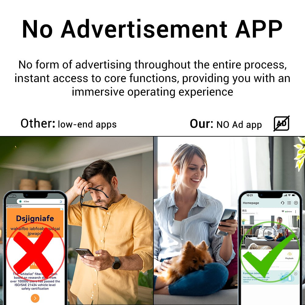 O-Kam Pro 5MP 2.4G/5G WiFi Indoor Baby Monitor Security Camera | One-Touch Call | Color Night Vision | Human Tracking | 355° PTZ