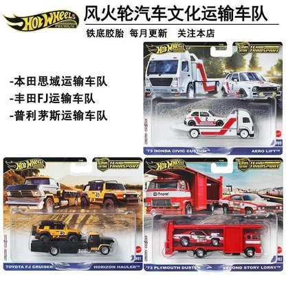 2025 New Genuine Mattel Hot Wheels 1:64 Team Transport 2024 FLF56 D Mix 4 1/64 Collection Diecast Vehicle Models Toys Kids Gifts