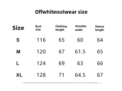 2023 Autumn/winter New Ow Skull Embroidery Woolen Jacket Cloth Patchwork Leather Sleeve Heavy Duty Embroidery Casual Style Fit