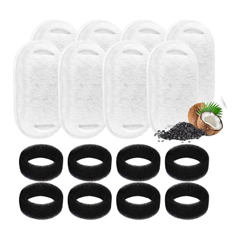 8/12/16/24pcs Cat Water Fountain Filters for 108Oz/3.2L Adjustable Water Flow Pet Water Fountain Cat Fountain Accessories