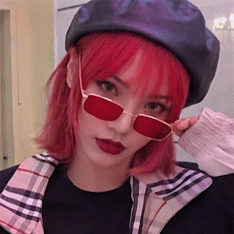 New Small Frame Rectangle Sunglasses Women's Brand Designer Square Sun Glasses Classic Men's Vintage Eyewear UV400 Gafas De Sol