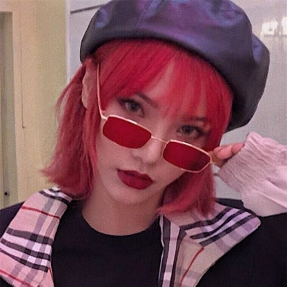 New Small Frame Rectangle Sunglasses Women's Brand Designer Square Sun Glasses Classic Men's Vintage Eyewear UV400 Gafas De Sol