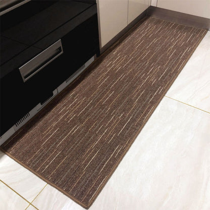 VIKAMA Striped Kitchen Mat Bathroom Non Slip Absorbent Runner Rug Durable Quick Dry Comfort Home Rug Home Decor