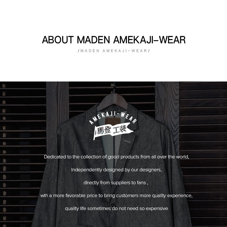 Maden New Casual Suit with Irregular Pattern Design Lapel Loose Blazers Cotton Jacket for Men's Spring and Autumn