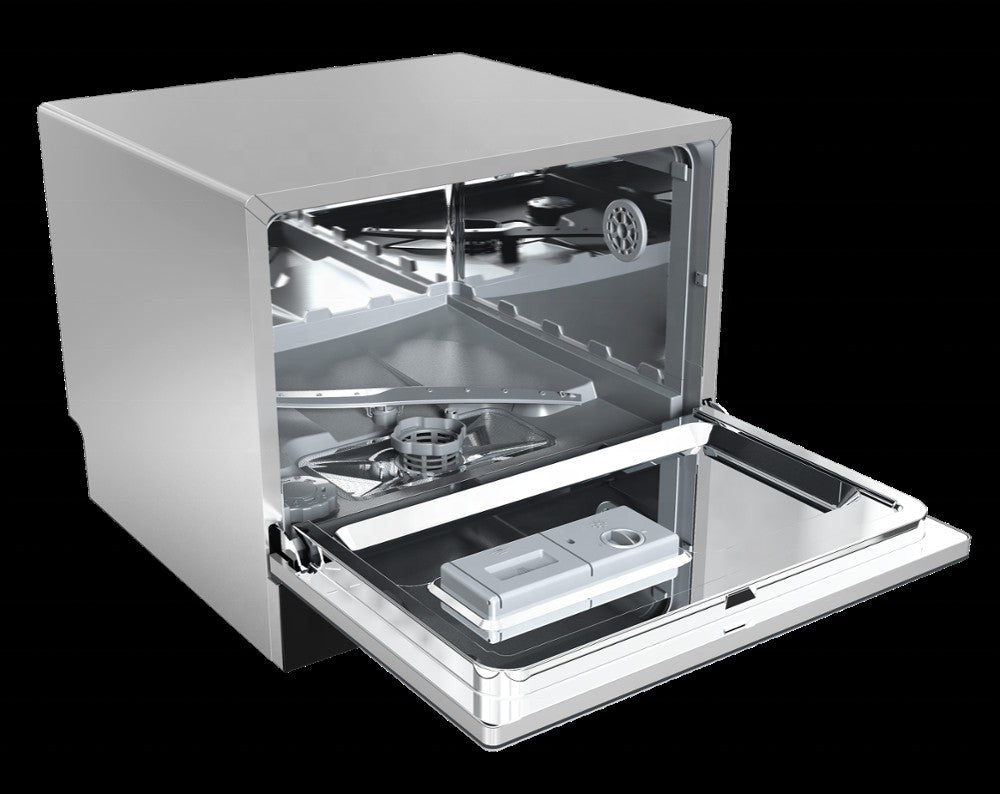 Space Saving Dish Washer Machine  Built-in Dishwasher 6 Sets Capacity for RV Hotel Household Kitchen Use
