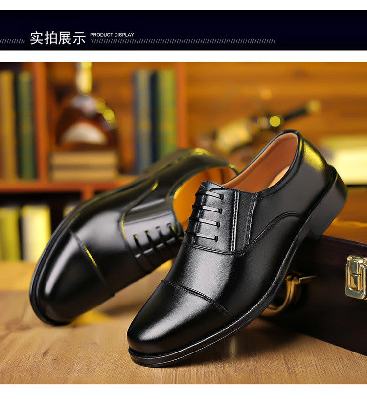 Mens Formal Leather Shoes Slip on Dress Wedding Casual Flats Luxury Walking Oxfords Office Work Zapatos Para Hombre Plus Size