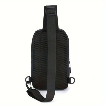 Fashion Multifunctional Chest Bag - 1pc Men's Outdoor Crossbody Bag, Casual Sports Sling Bag