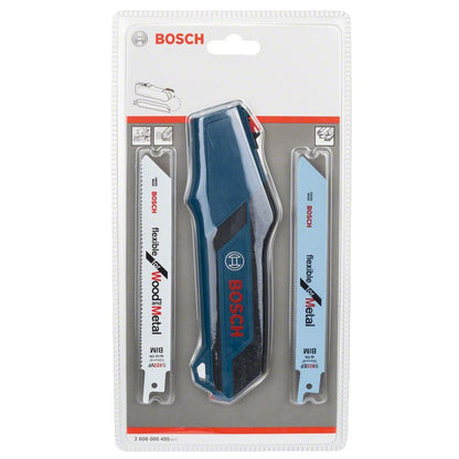 Lâminas de serra sabre BOSCH Professional com cabo, 2 lâminas de serra de bolso, corte de tubos de plástico, ferramentas portáteis para corte de metal