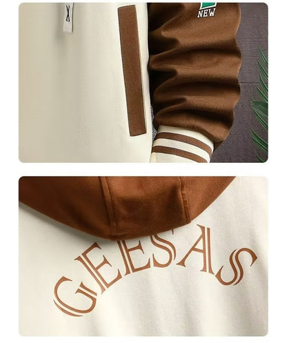 Men's Hooded Tracksuit Set Hoodie Jogger Pants 2 Piece Fashion Sports Wear Korean Popular Clothes Men Plus Size Men's Clothing