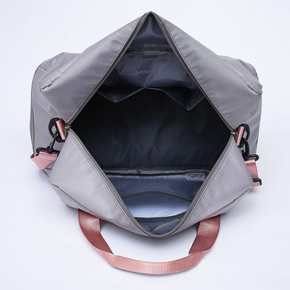 Large Capacity Travel Duffel Bag Oxford Gym Fitness Bag with Wet/Dry Zones & Shoes Compartment for Outdoor Trips Sport Bag