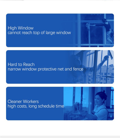 Window Vacuum Cleaning Robot Smart Window Glass Washer Electric Glass Limpiacristale Remote Control Automatic Window Cleaner