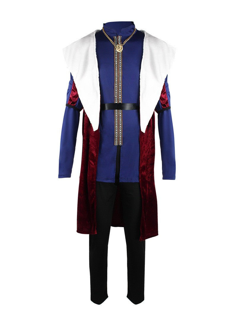 Queen and King Costume for Men Women - Men's Royal King Costume for Halloween Costumes - Women's Royal Queen Costume Full Set