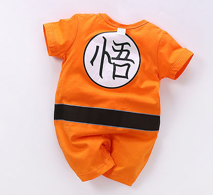 IURNXB Newborn Short Sleeve Romper Cosplay Baby Boy Cartoon Printed Jumpsuits Costume Outfit Infant Clothes 0-24M