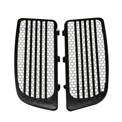 Grade do Radiador da Motocicleta Carenagem Inferior Grades Laterais Tampa de Acabamento para Harley Touring CVO Electra Road Street Tri Glide Ultra Low FLHTKL