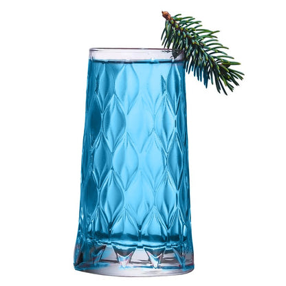 Copo Alto Criativo de Vidro Cristal Sem Chumbo Copo Collins para Bar para Água, Suco, Cerveja e Coquetel
