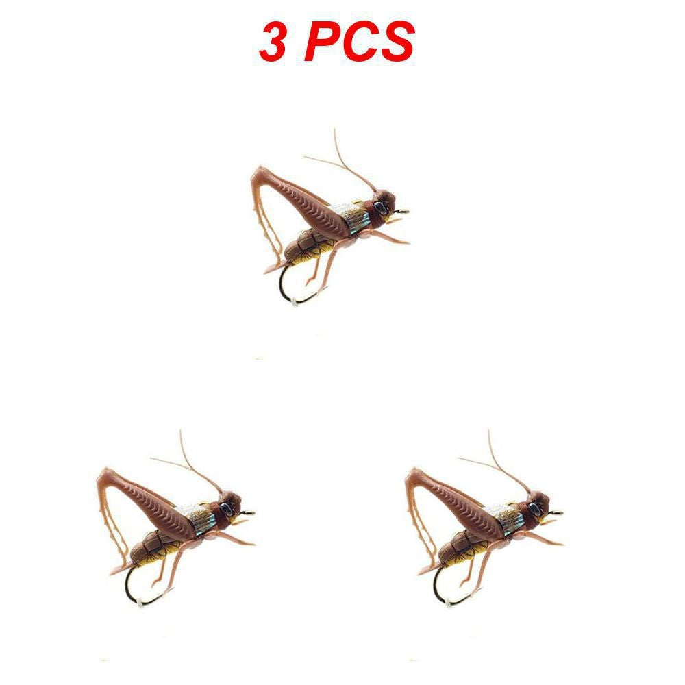 Isca de pesca biônica de insetos Gafanhoto Minnow Iscas duras Crankbait Iscas artificiais Bass Carpa Lúcio Material de pesca 1~4 peças