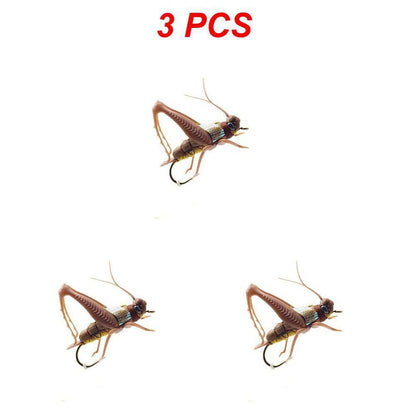 Isca de pesca biônica de insetos Gafanhoto Minnow Iscas duras Crankbait Iscas artificiais Bass Carpa Lúcio Material de pesca 1~4 peças