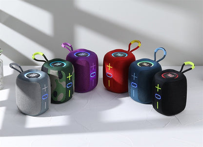 Caixa De Som Speaker Bluetooth Portátil Music Sem Fio Subwoofer Mini Rádio FM Woofer Graves Computador PC TV Pequeno Áudio