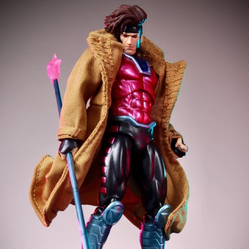 Em Estoque Ct Toys Boneco Gambit Mafex 131 X-Men Wolverine Shf Anime Action Figure Estatueta Modelo Presentes Personalizados Brinquedo Infantil