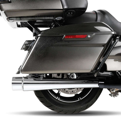 Motorcycle 4" Slip-on Mufflers Exhaust Pipes For Harley Touring Electra Street Glide 1995-2016