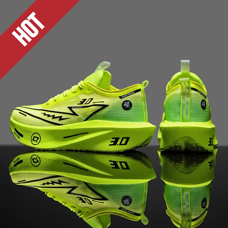 NEW Running Shoes Men Sports Marathon Carbon Plate Breathable Lightweight Women Comfortable Athletic Leisure Sneakers Footwear