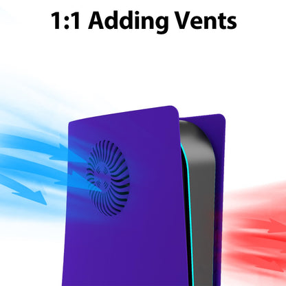 Disc Edition Faceplate with Cooling Vent Cover Shell Panels for PS5 Fat Console Protective Case Accessories for PlayStation5