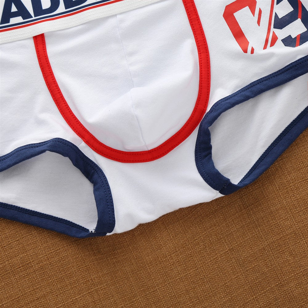 Addicted Men's Cotton Underwear Low Waist Sexy Trendy Briefs Comfortable Sweat-Absorbent Antibacterial Boxer Shorts Underpants