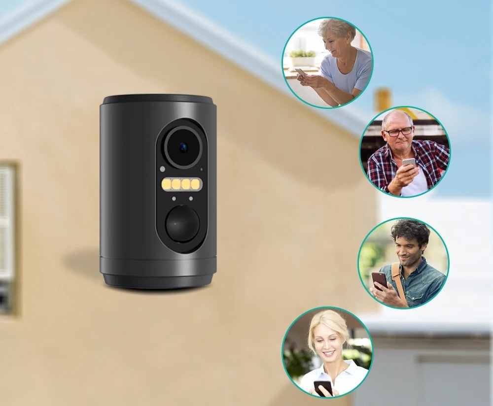 1080P Bird Feeder Camera Built-in Battery Solar Low Power Night Vision Outdoor IP66 Waterproof 2.4G WIFI Camera Connected Feeder