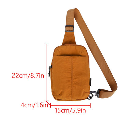 Chest Bag for Men and Women 2025 New Summer Small Backpack Crossbody Bag Casual Shopping Versatile Mobile Phone Bag