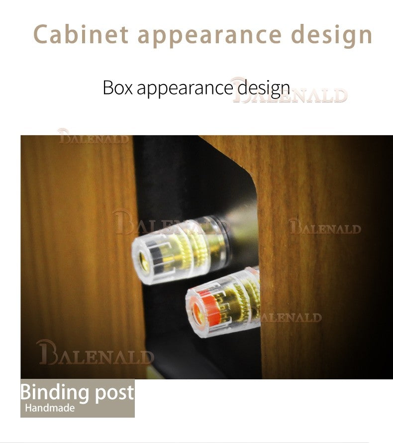 hifi speaker Banlong de alta fidelidade de 12 polegadas com bass coaxial de estante, alto-falantes hifi de alta fidelidade passivos em folha de madeira