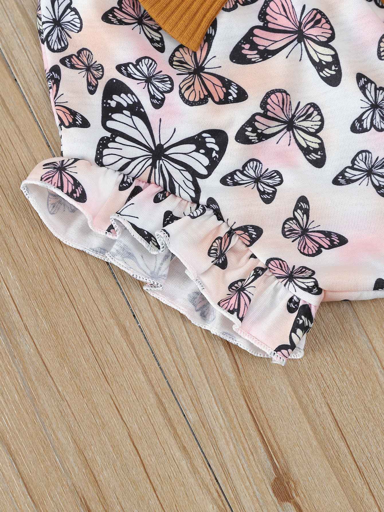 Summer Newborn Baby Girl Clothes Set  Sleeveless  Bodysuit  Printed Shorts  3pcs Clothing Suit Baby Girl Clothes For 0-1Years