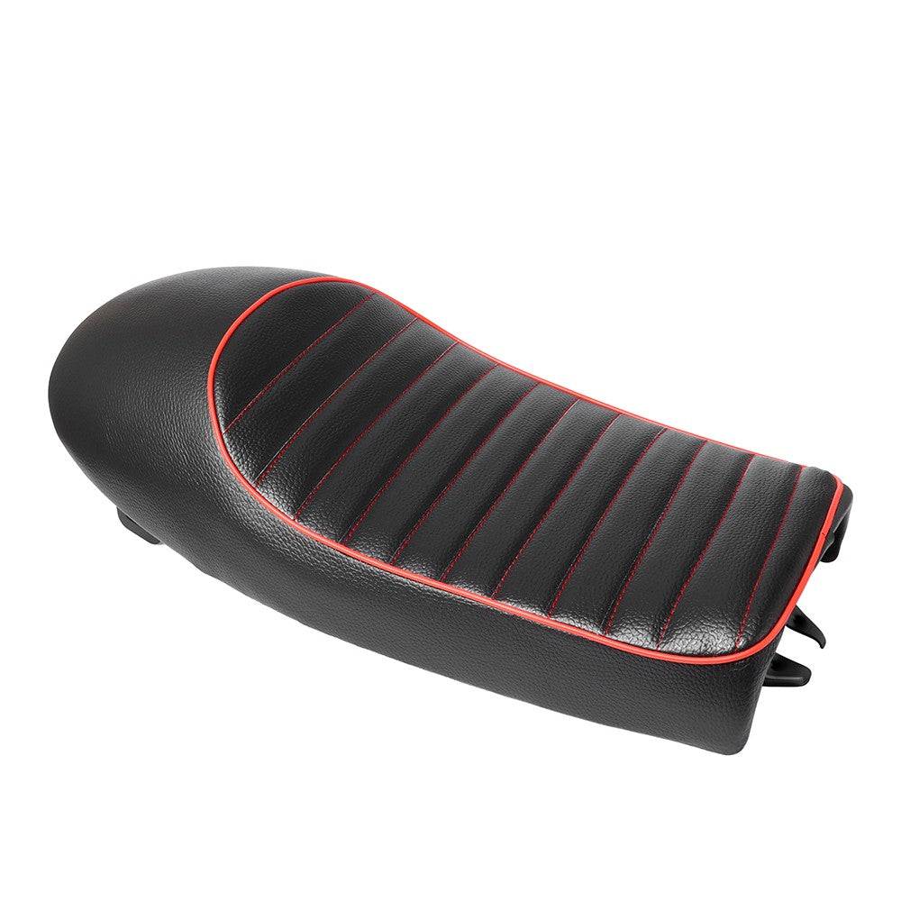 Motorcycle Cafe Racer Vintage Replacement Hump Saddle Seat PU Leather Refit Flat Saddle Cushion For Yamaha Kawasaki Honda CG125